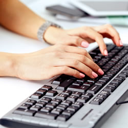 Image of computer user