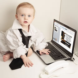 Image promoting content creation