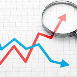 Image of trending lines